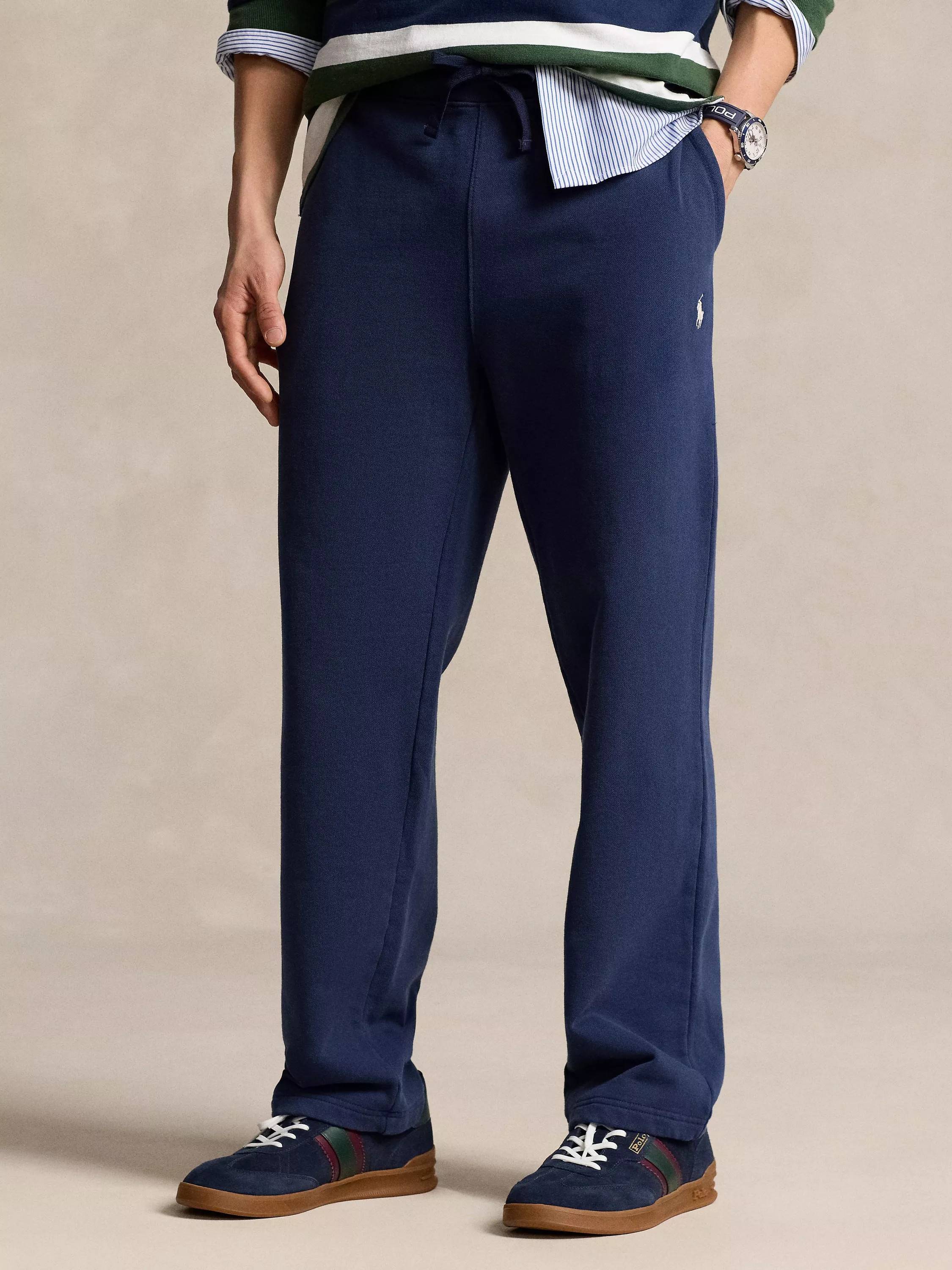 Ralph lauren sweatpants Polo Ralph Lauren Loopback Fleece Drawstring Bomulds Sweatpants - Blå