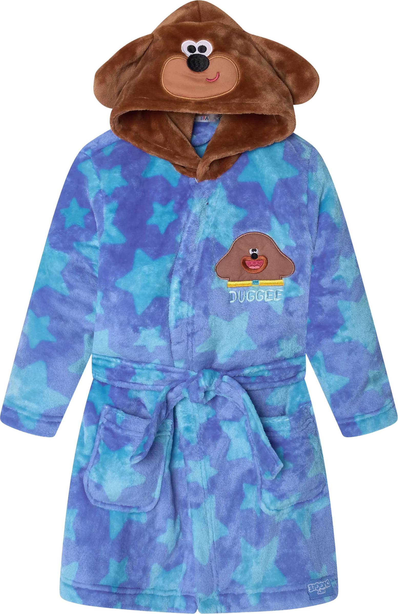 Robe kids Brand Threads Kids Hey Duggee Hooded Robe - Blue/Multi