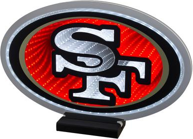 49ers LED Infinity Logo Light