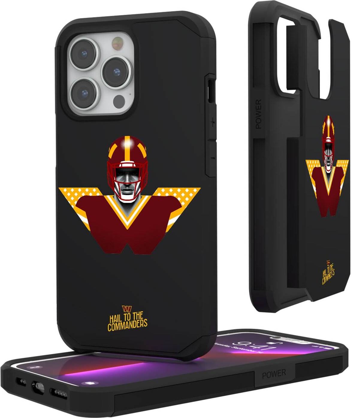 Keyscaper Washington Commanders iPhone Rugged Case 14 Plus