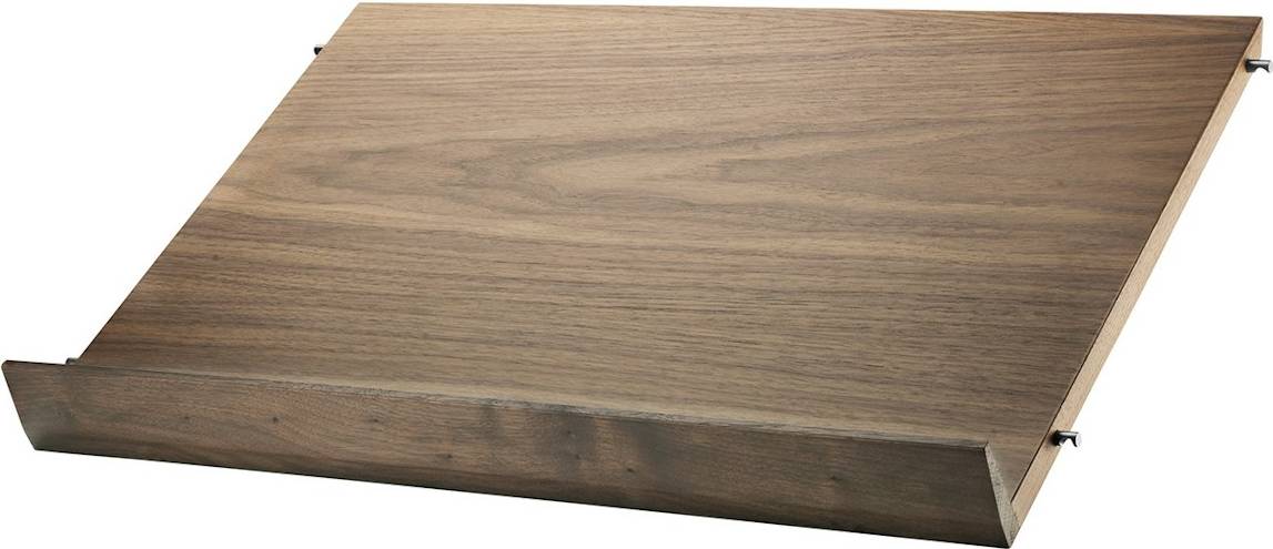 String Magazine Walnut Shelf