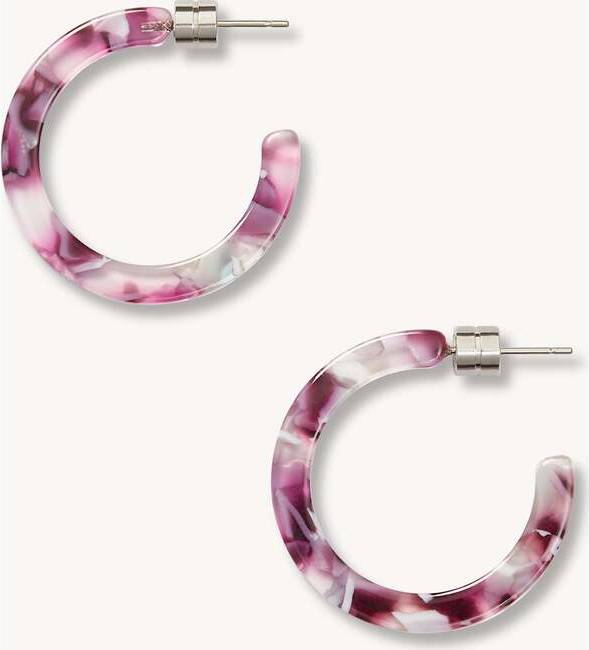 Mini hoops Machete Mini Hoops Amethyst - Multicolor