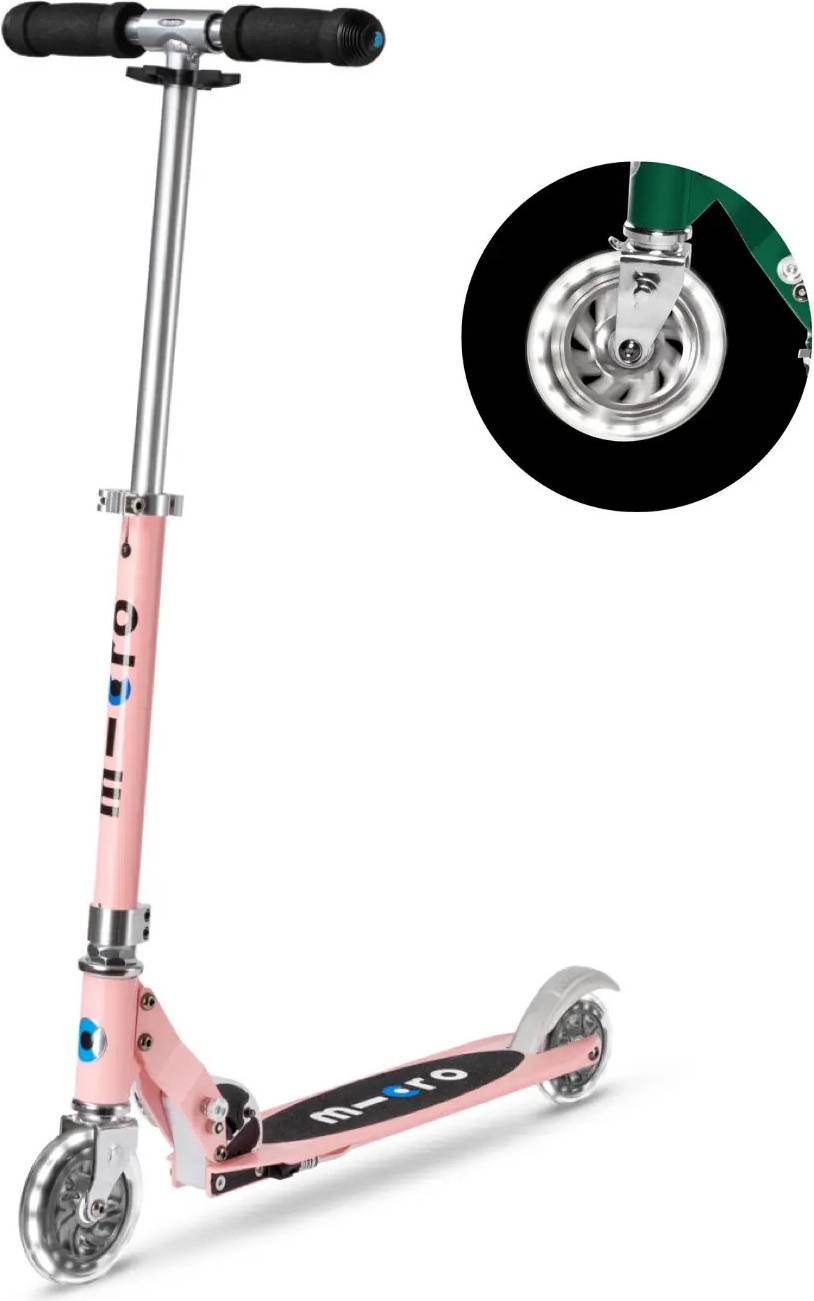 Micro Scooter Sprite LED Neon Rosa