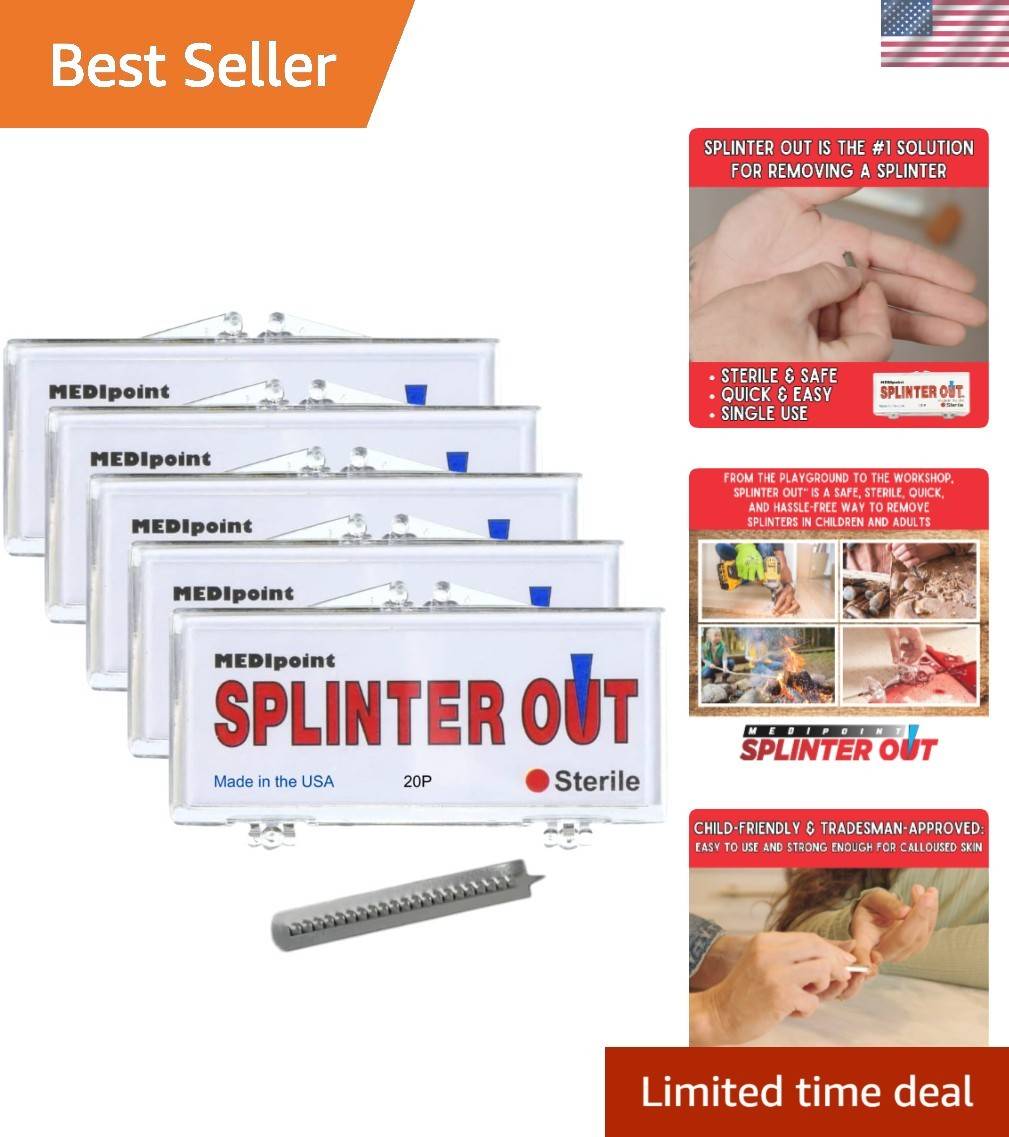 Splinter Out Remover Kit 20 Count Pack 5