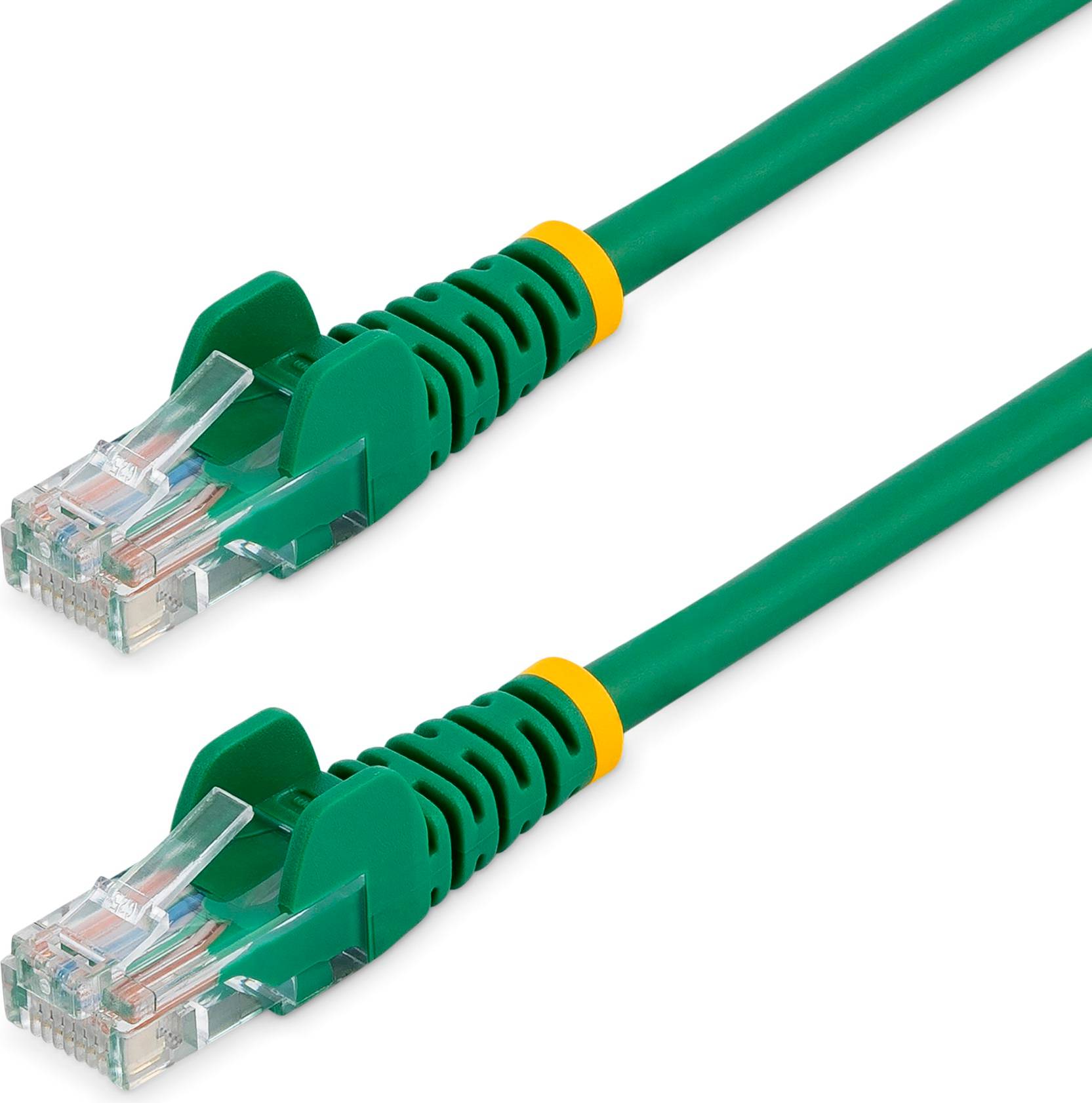 StarTech Snagless Cat5e RJ45 - RJ45 M-M Green 1m