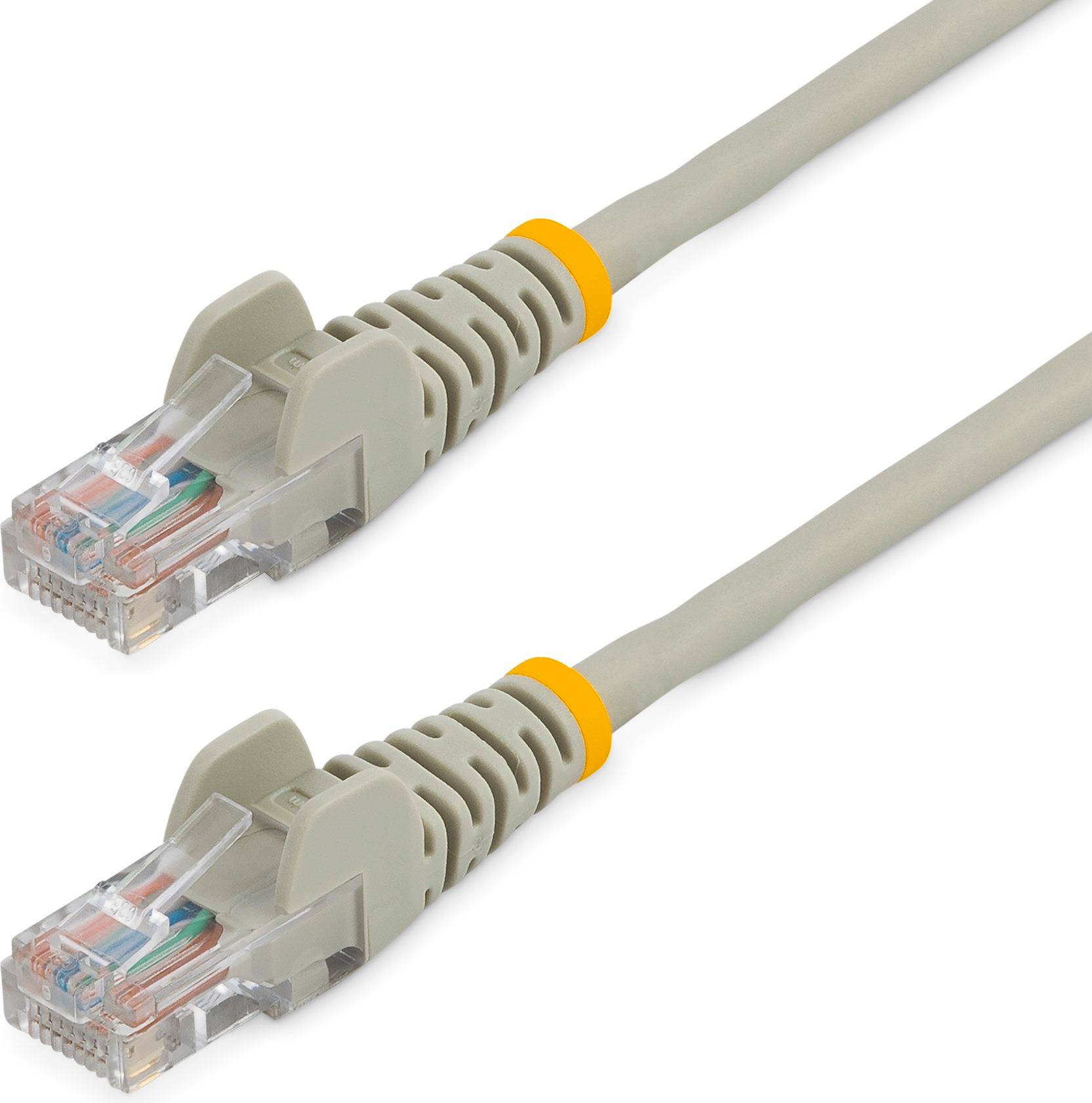 StarTech Snagless Cat5e RJ45 - RJ45 M-M Grey 1m