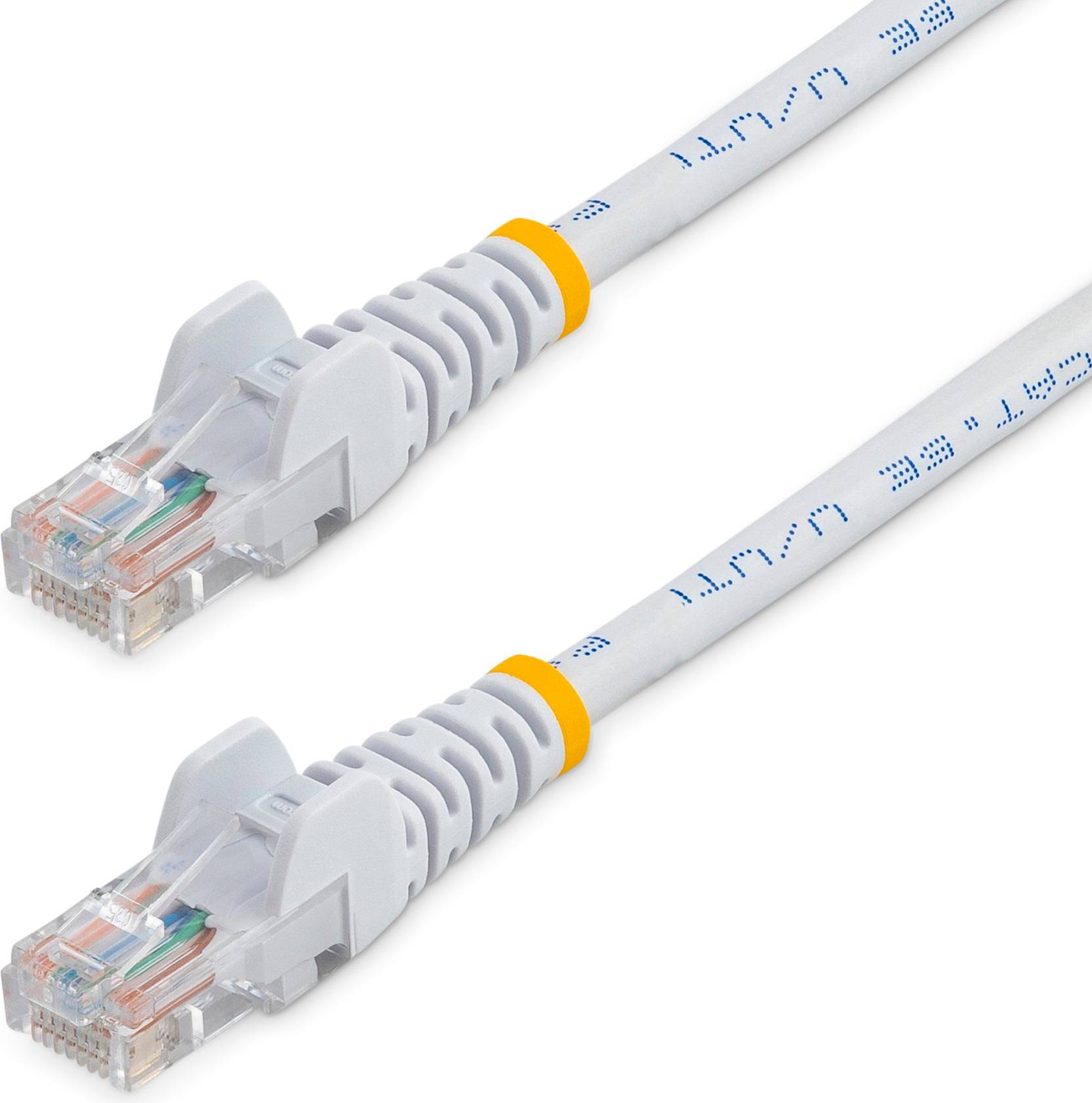 StarTech Snagless Cat5e RJ45 - RJ45 M-M White 1m