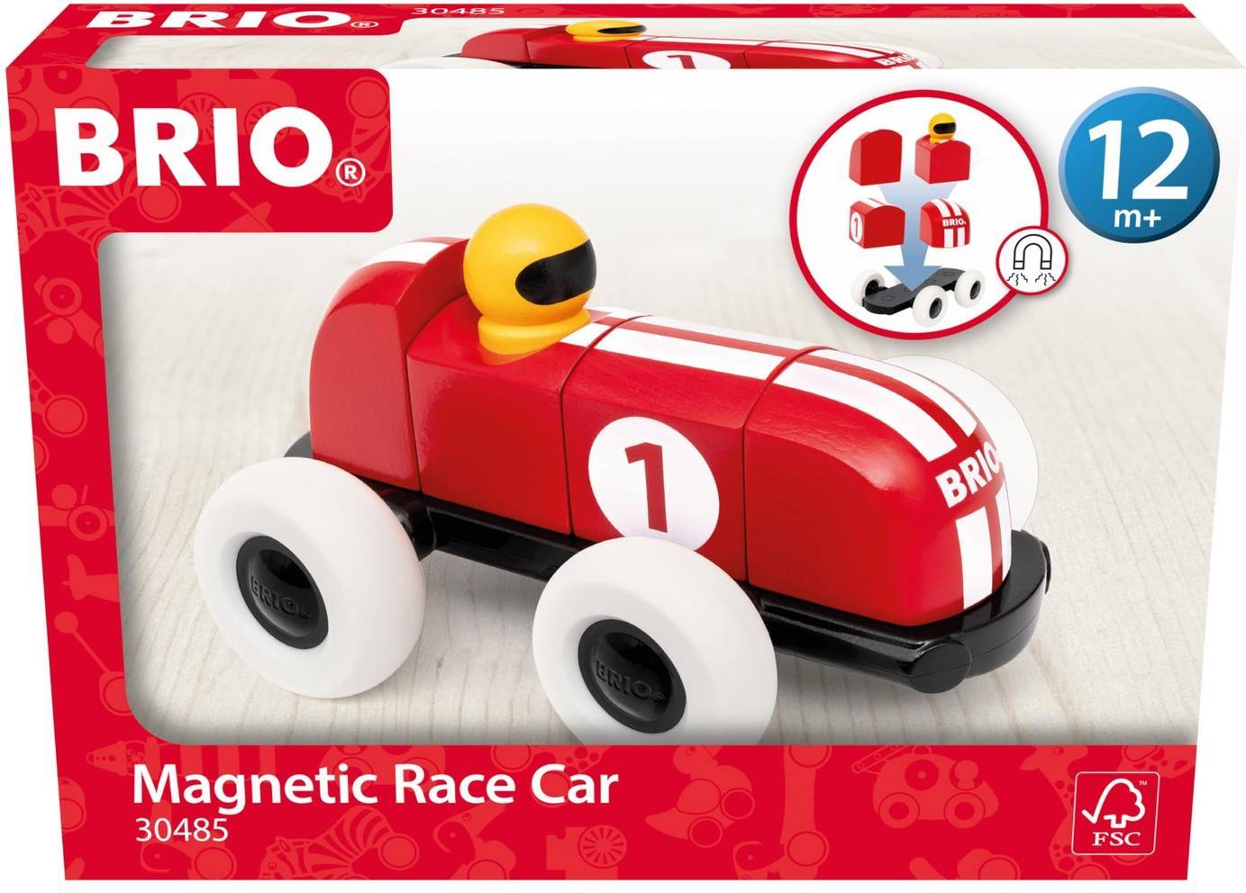 BRIO Magnetisk Racerbil 30485