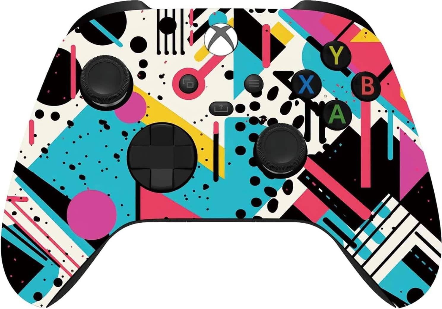 Xbox Wireless Controller Retro Abstract