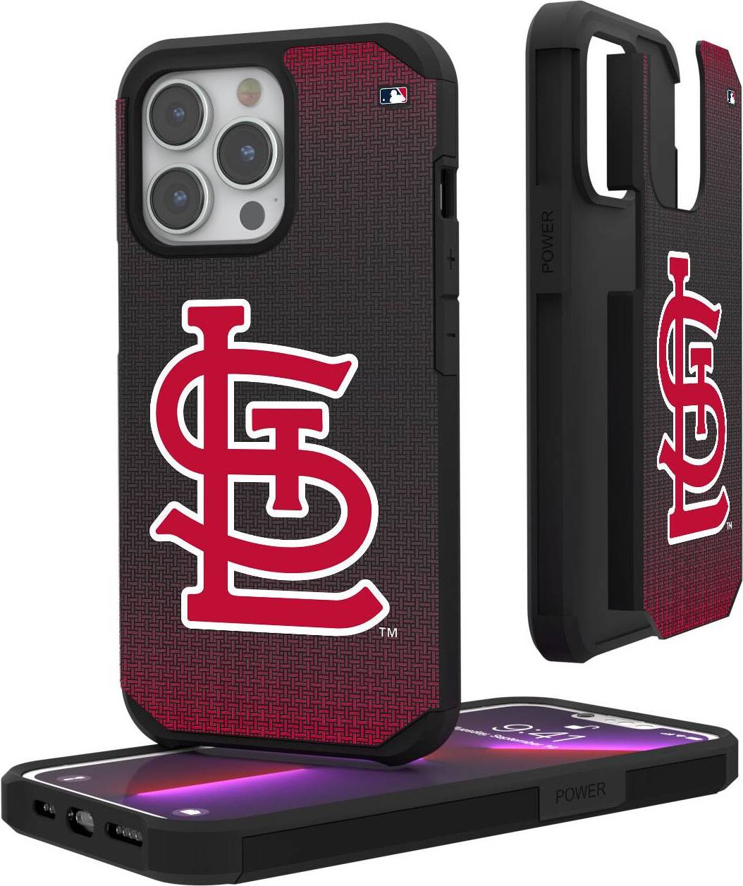 Keyscaper Linen Logo iPhone Rugged Case 14 Pro