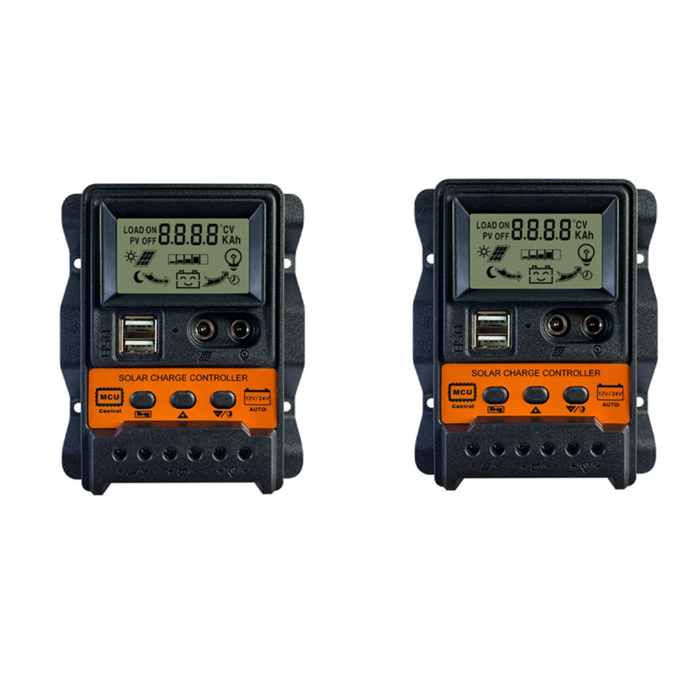 30A Solar Charge Controller 2 USB LCD