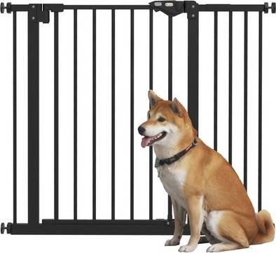 Pawhut Adjustable Safety Gate With Extensions