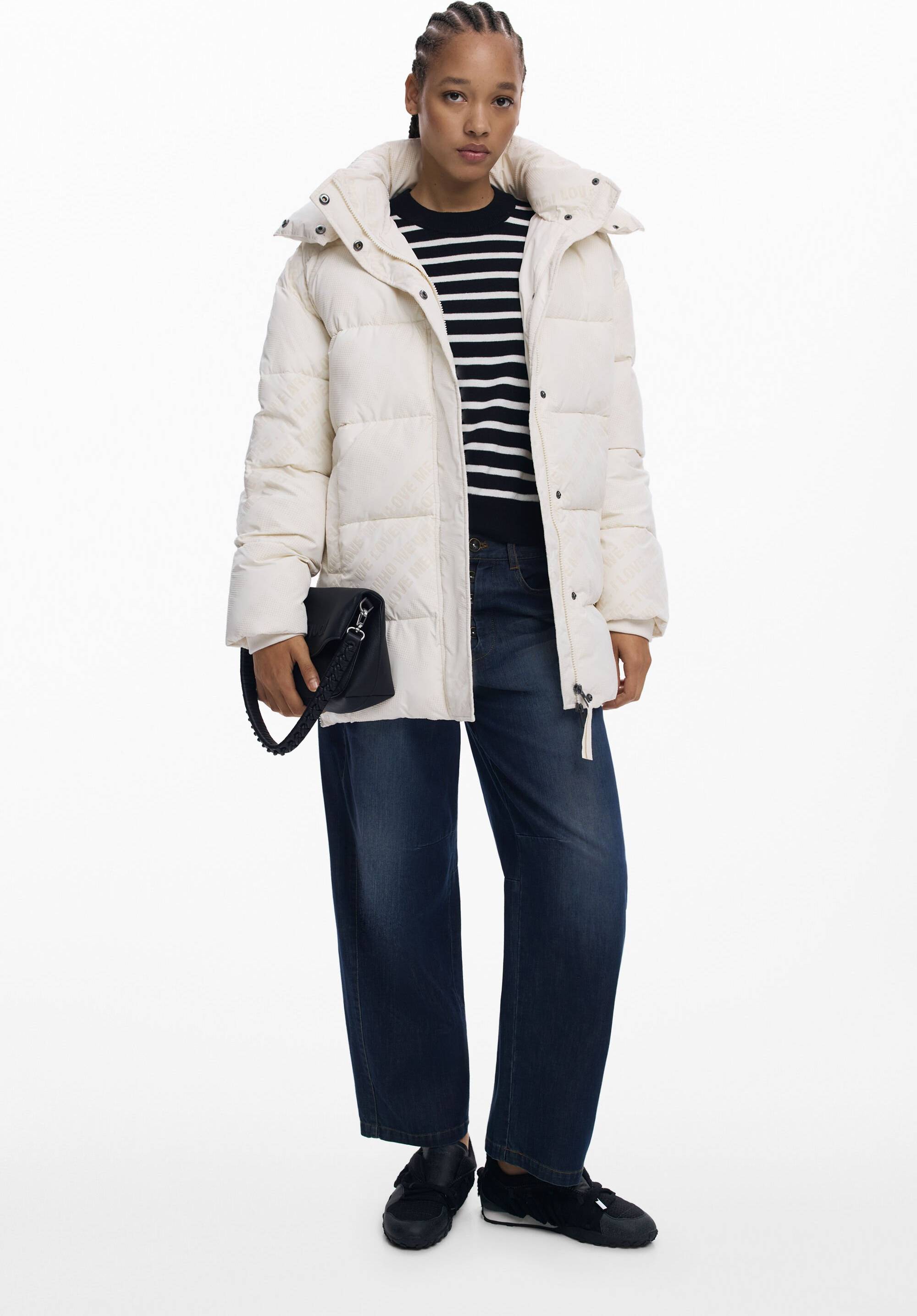 Desigual Vinterjacka - Vit
