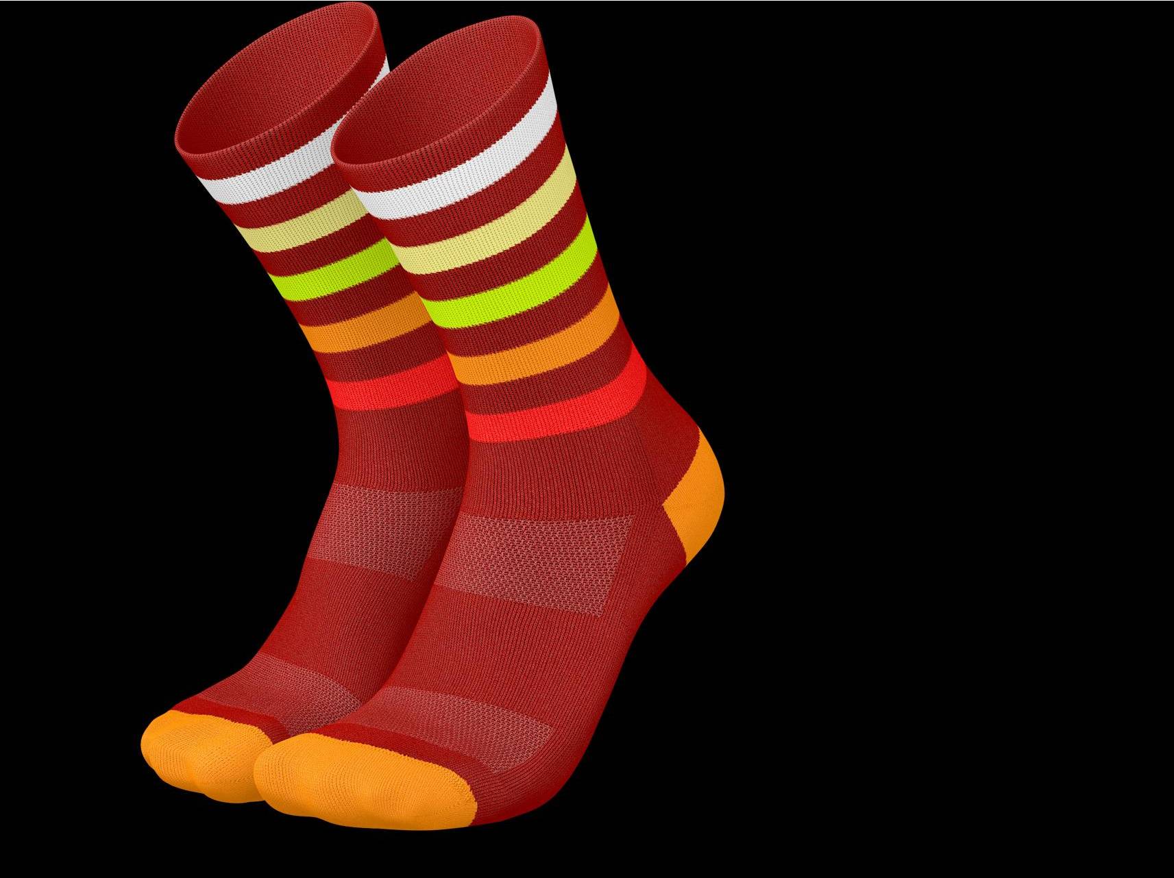 Levels Chaussettes Confortables Rouge
