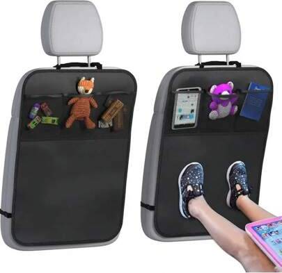 Car seat cover protector Shein Car Rear Seat Cover With 3 Pocket Protector