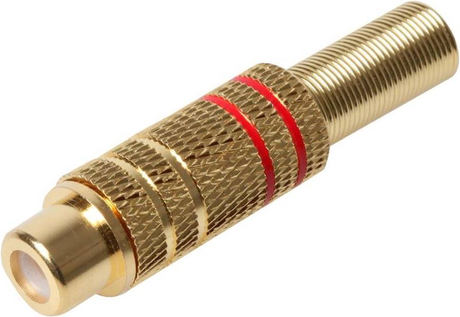 Pro Signal Rca Phono Socket Gold Plated Red PSG08647
