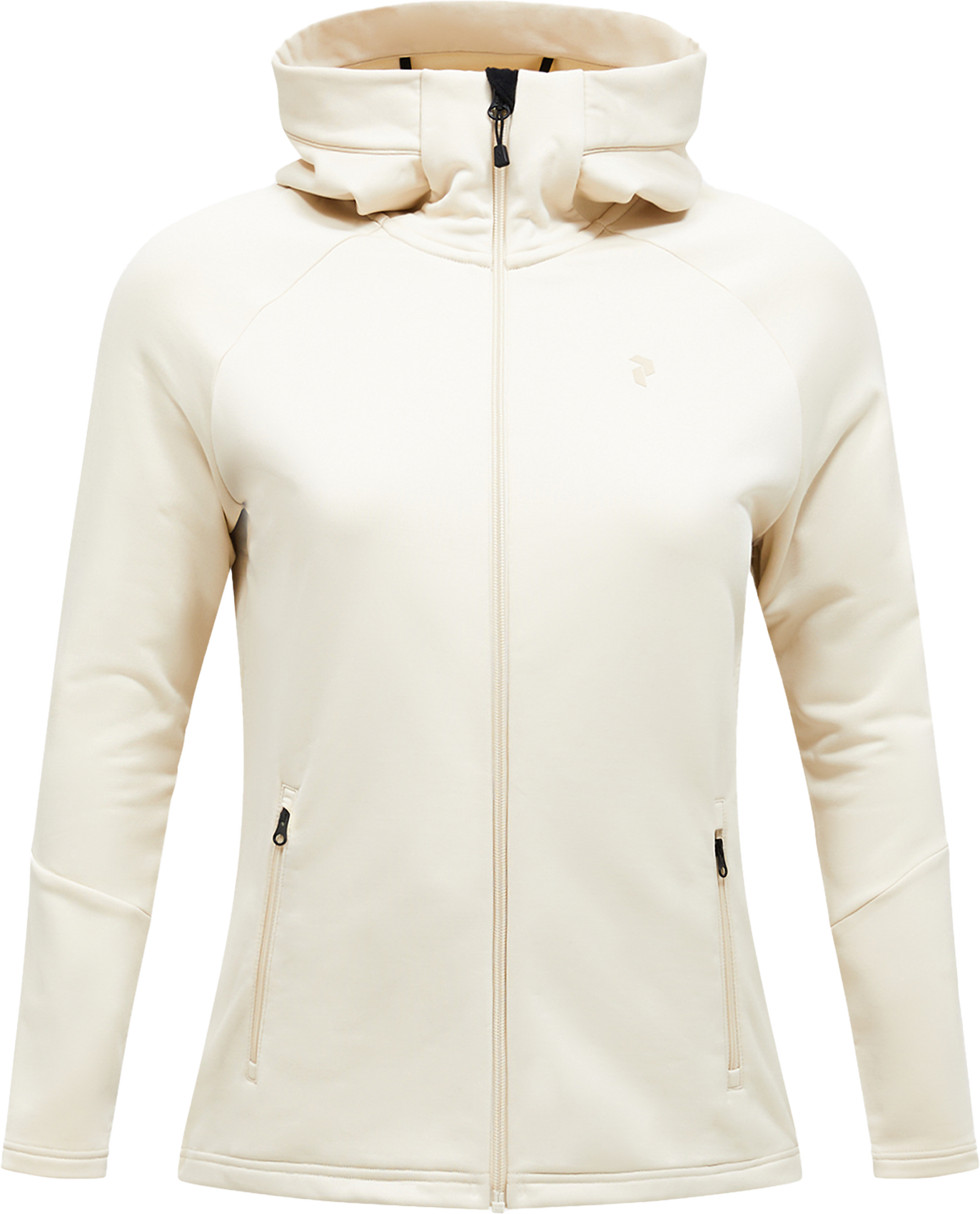 Peak Performance Rider Essentials Zip Hood Fleece Jacket - Sand/White