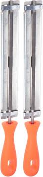 Uxcell 2pcs Chainsaw Guide 7/32 Rasp Chrome Steel Round File