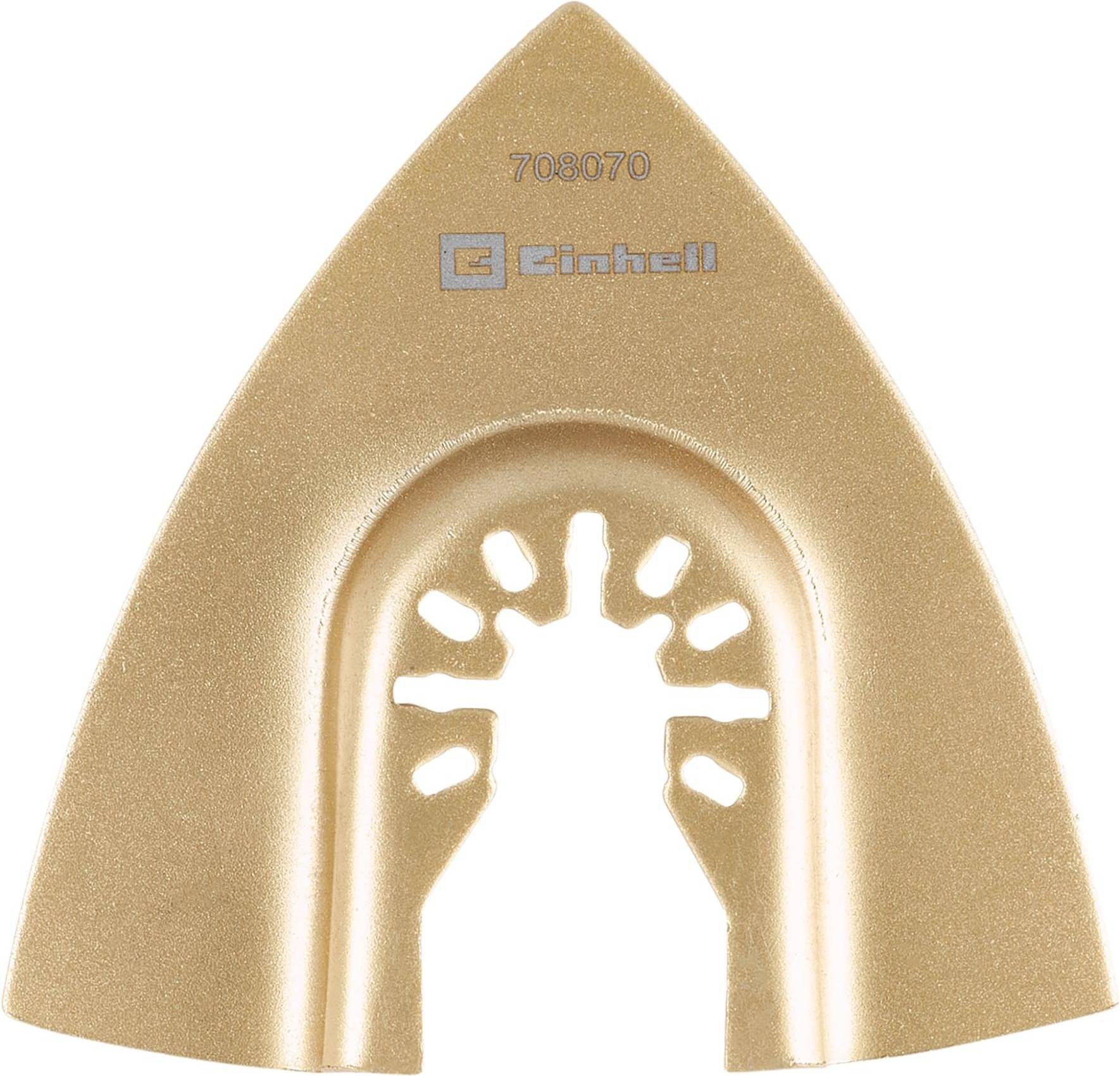 Einhell Delta Raspel HM 80mm Carbide Metal Grater Triangular File