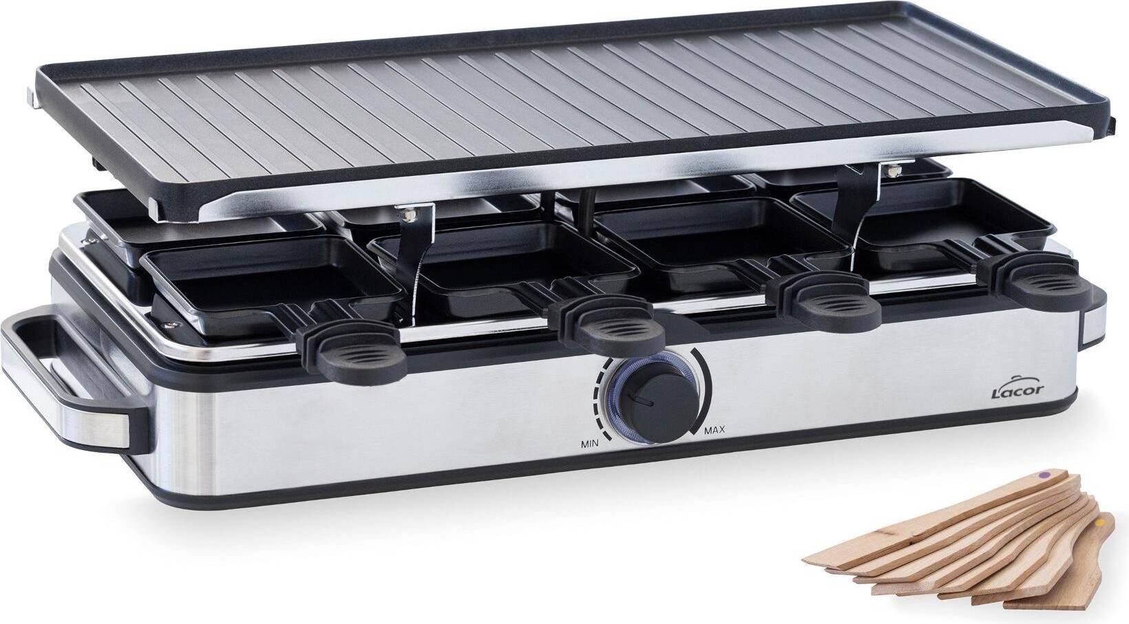 Raclette Lacor Raclette Grill Schwarz