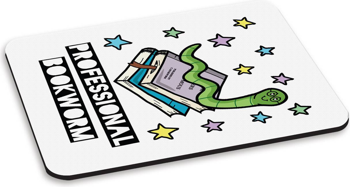 Gift Base Professional Bookworm Pc Mouse Mat