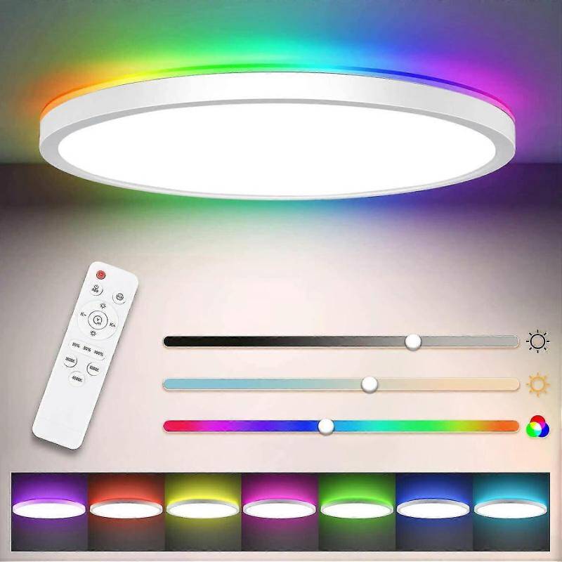 LED Ceiling Light with RGB 24W IP44 Loftplafond