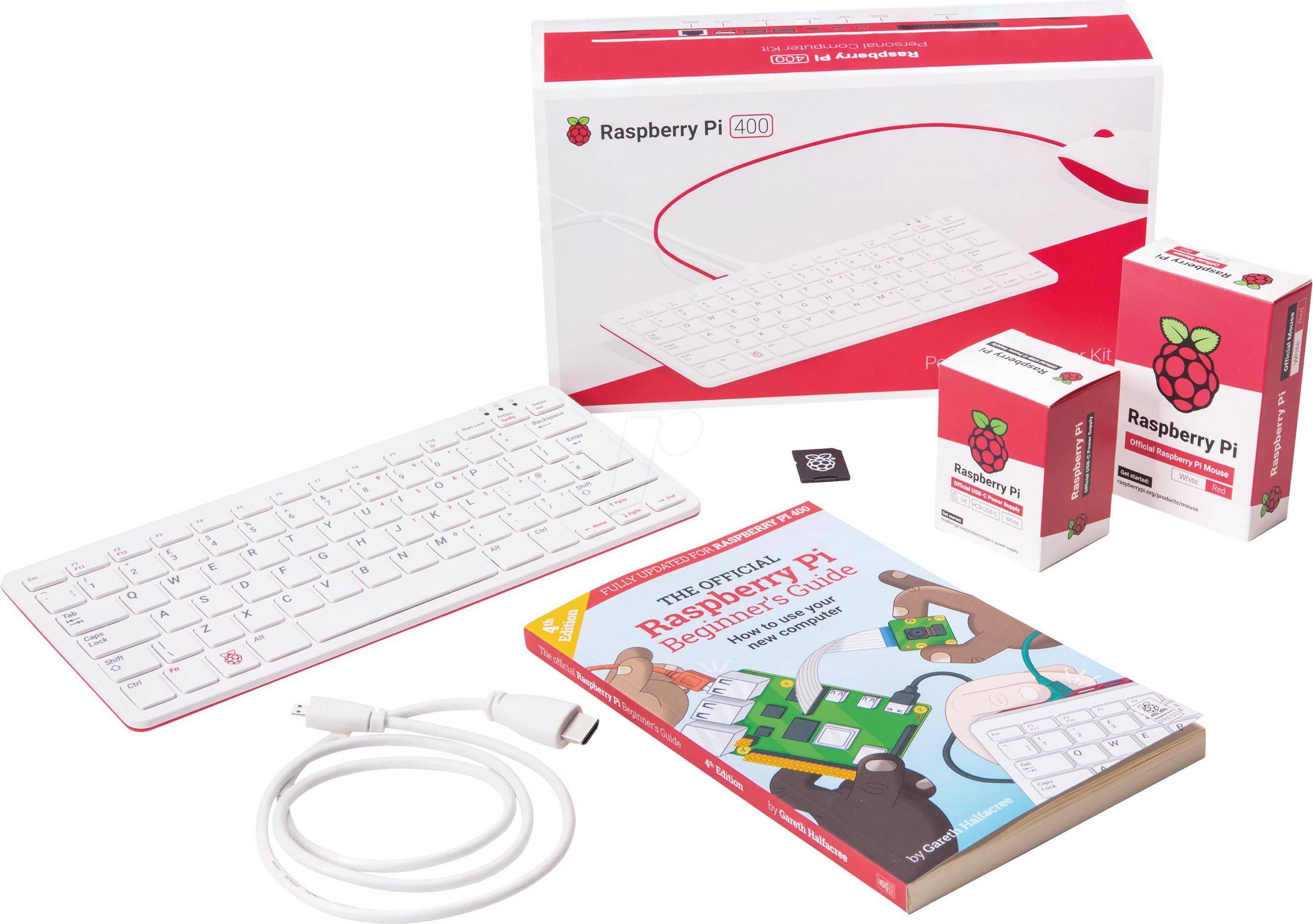 Raspberry Pi 400 Entwicklungsboard Kit