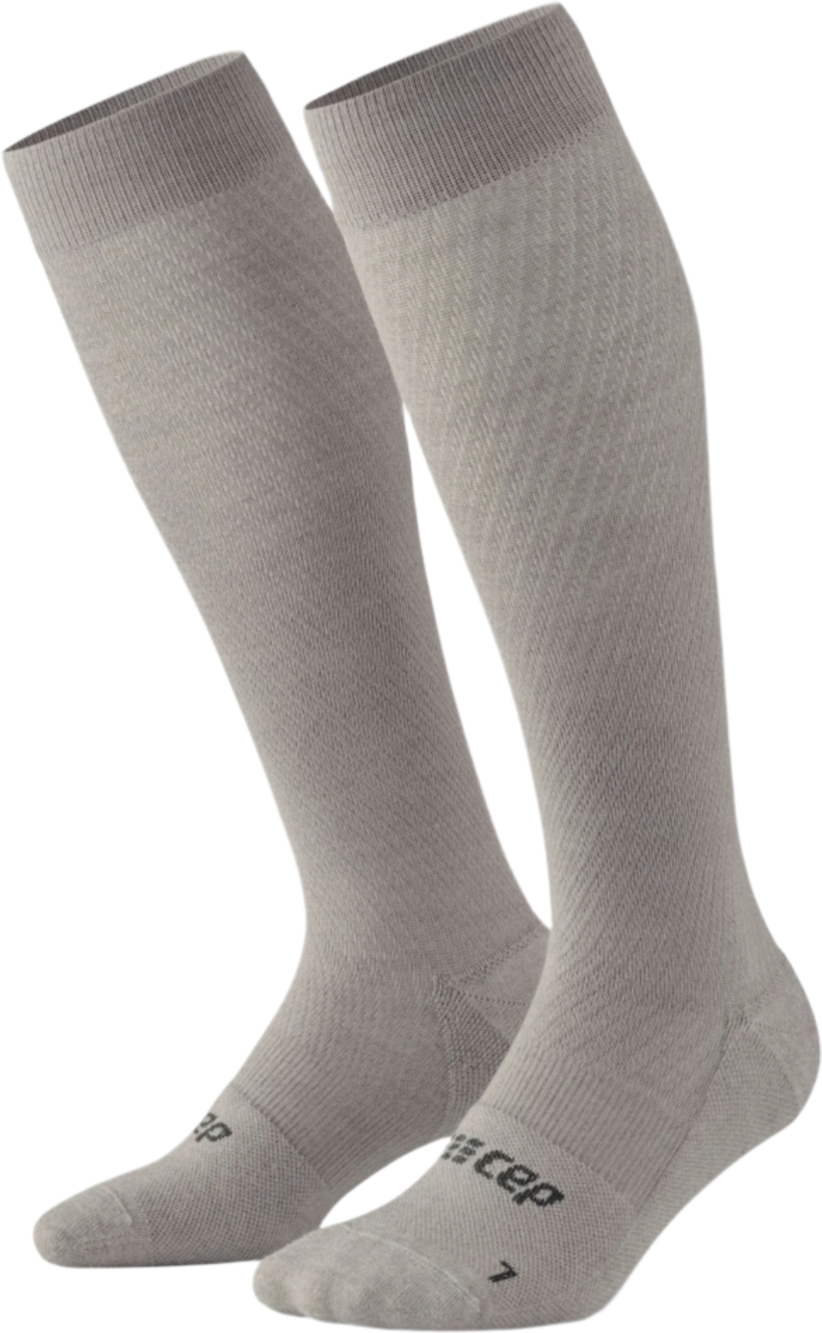 Flight Compression Socks Tall Chaussettes de Course - Gris