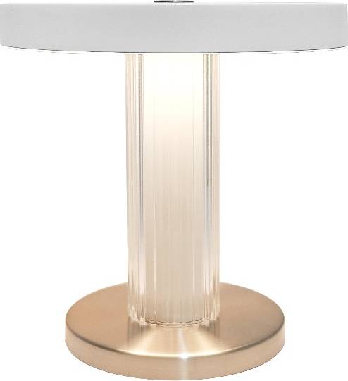 DFTP Trezzi Portable White Table Lamp