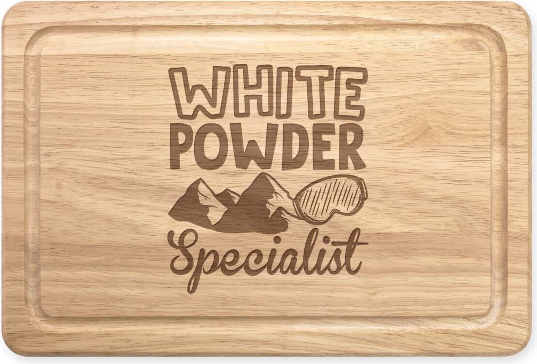 Gift Base White Powder Specialist Rectangular Chopping Board