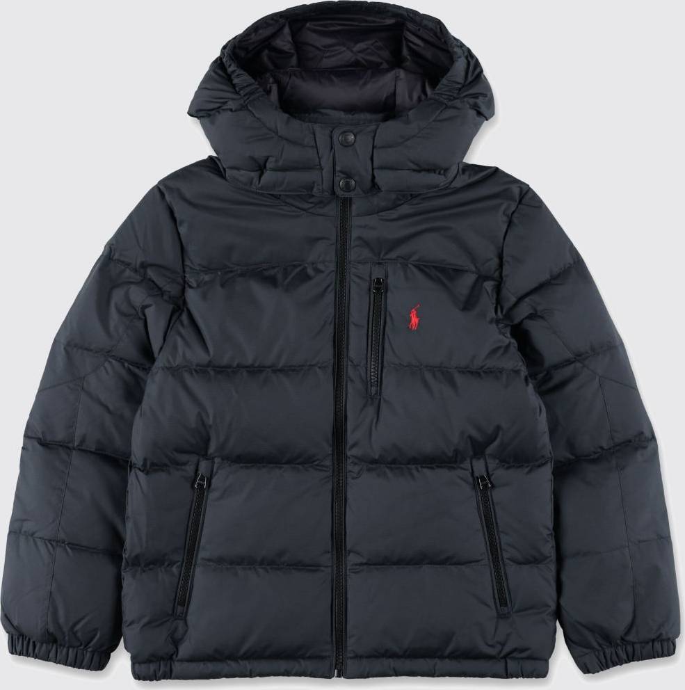 Ralph lauren down jacket Barnkläder Polo Ralph Lauren Ripstop Down Hooded Jacket - Svart