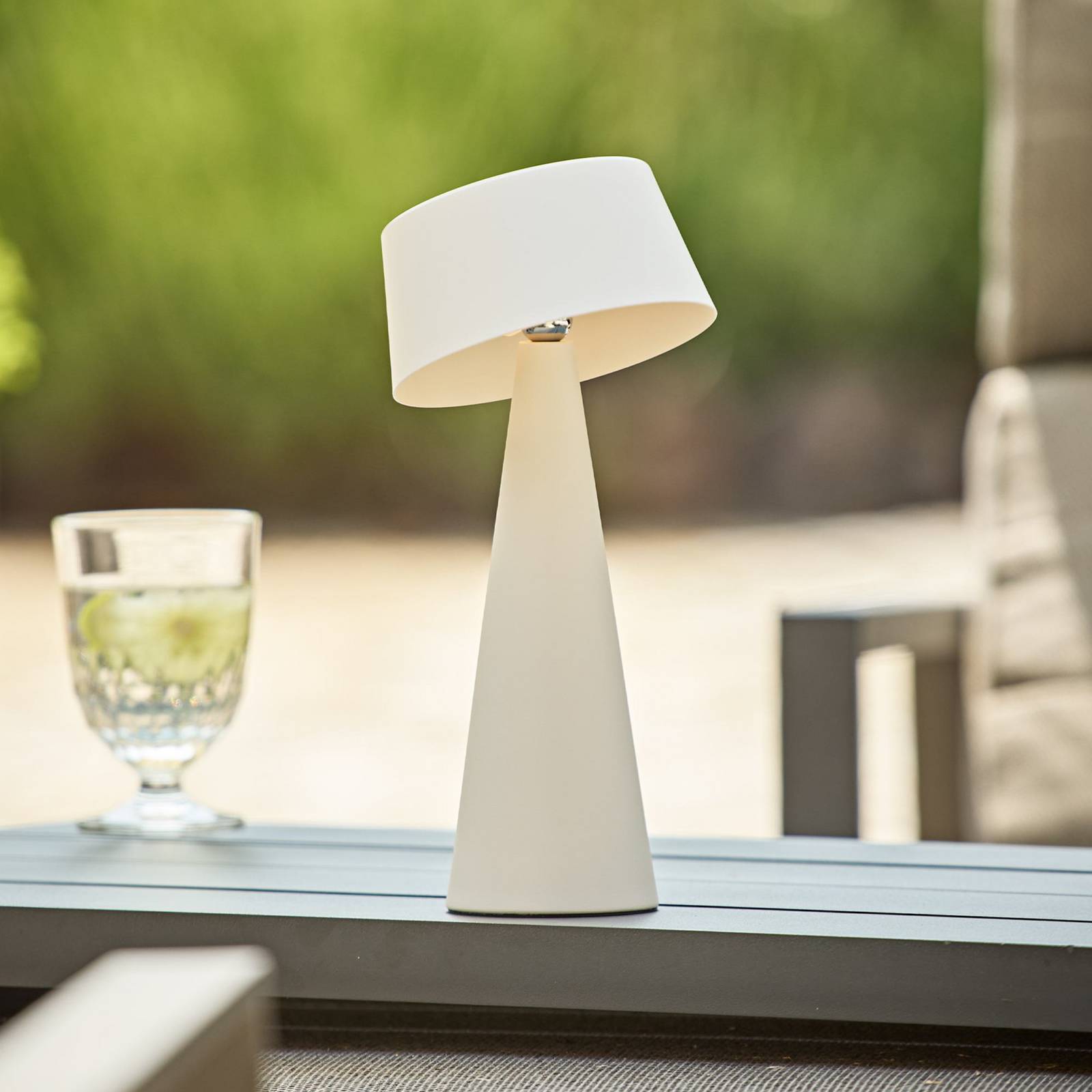 SIGOR LED Rechargeable 26 cm IP44 Table Lamp