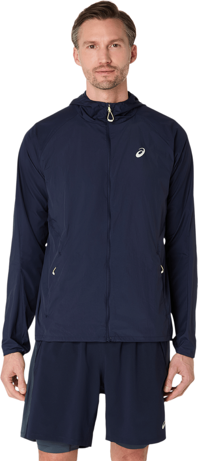 Asics Road Packable Running Jacket - Blue