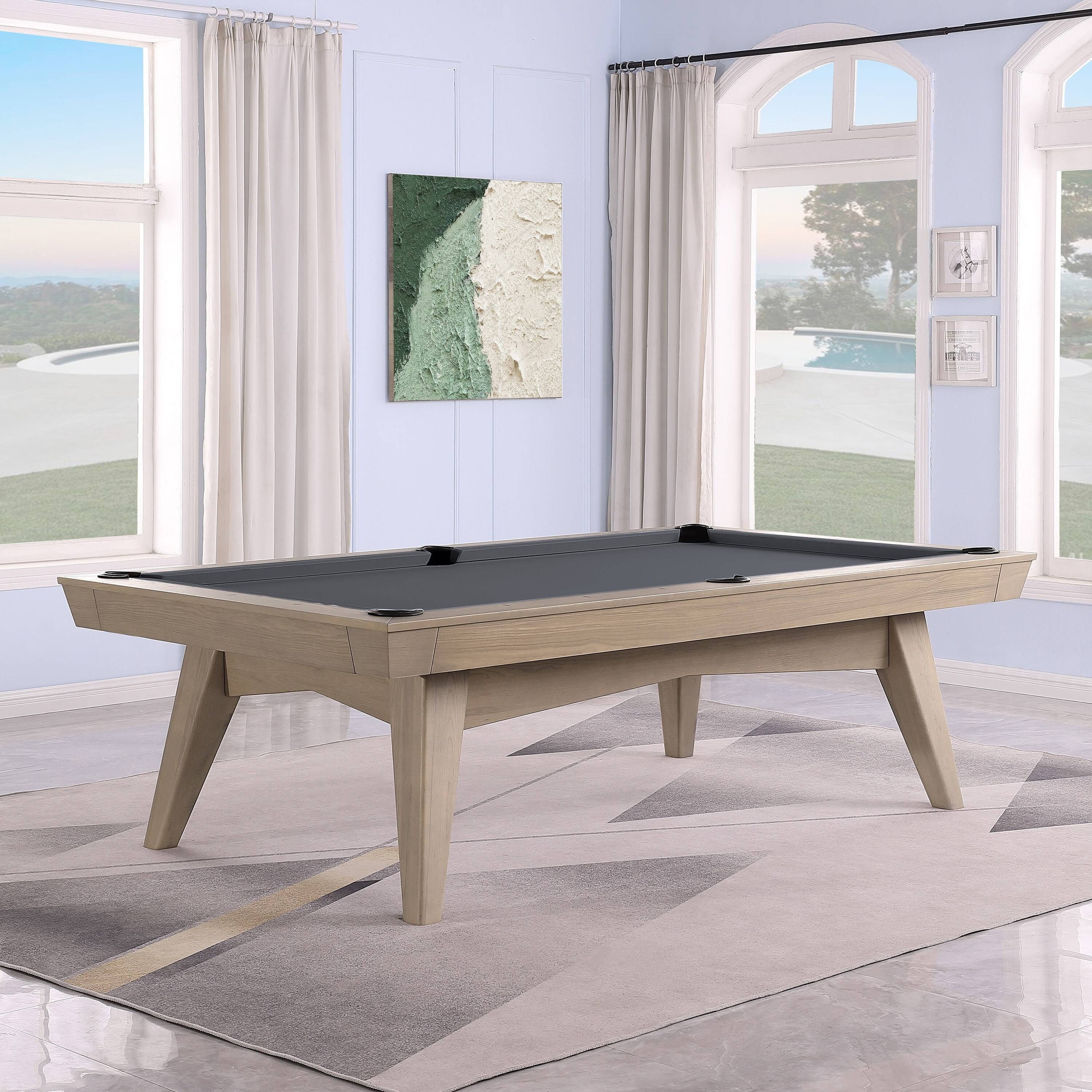 Dining pool table Homeseason Modulite Slate Pool Table With Dining Top