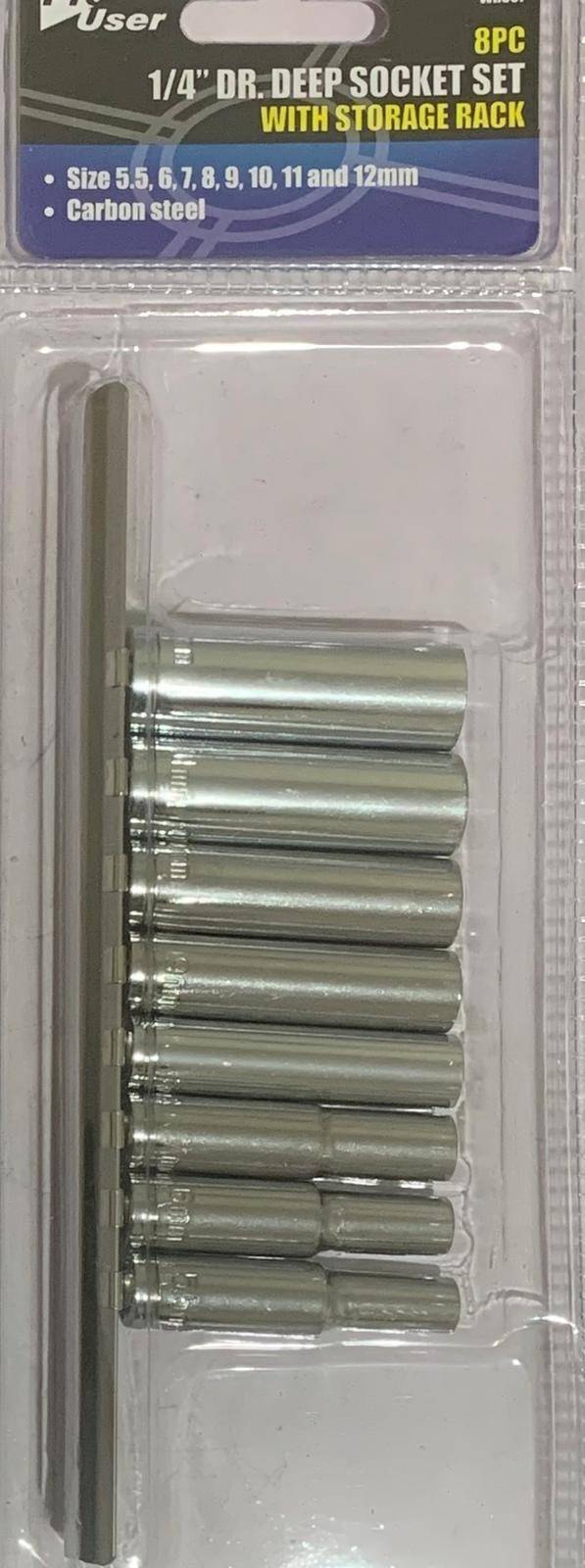 Pro-User 1 4 Drive Deep Set 8 Pcs