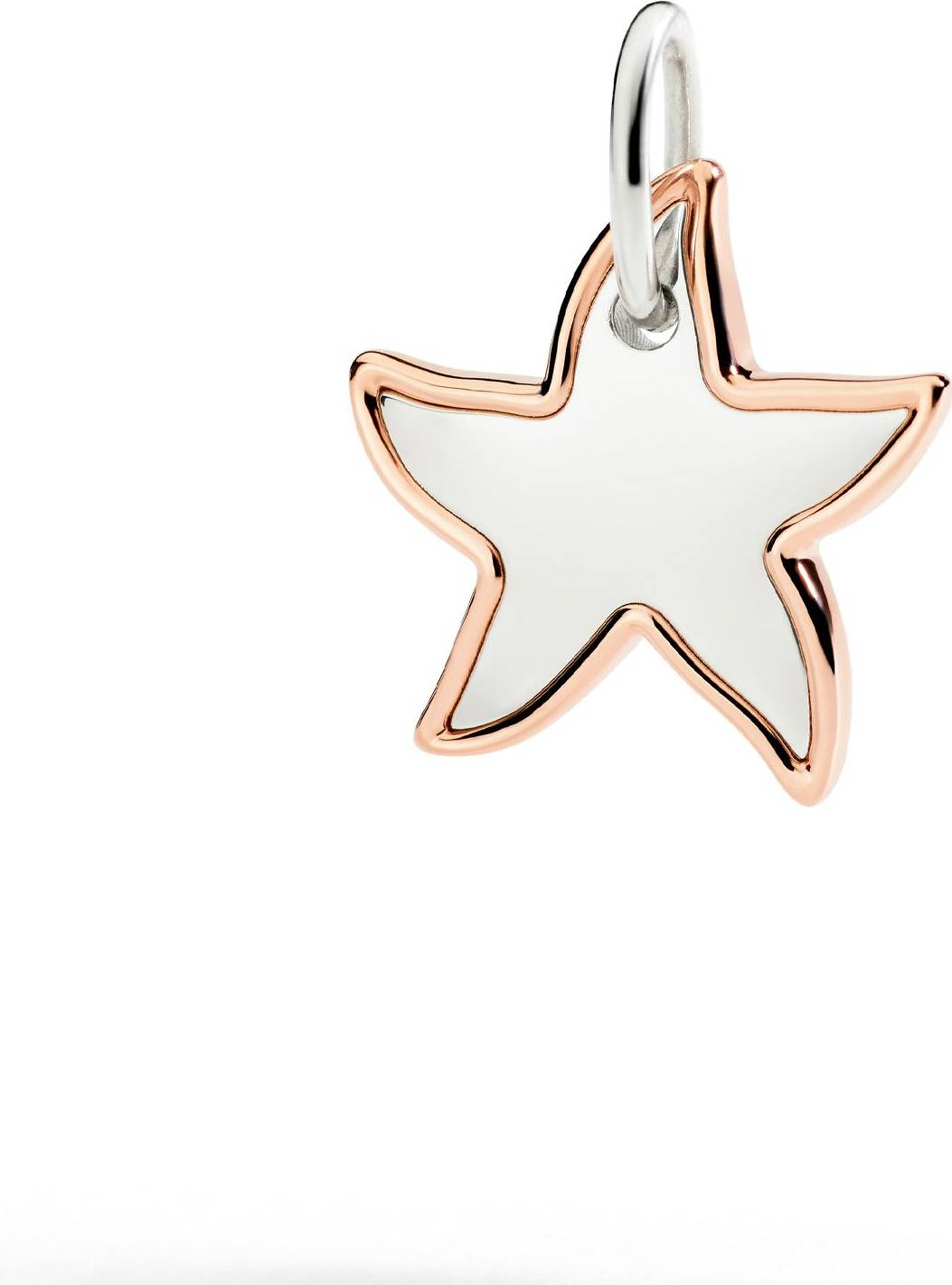 DoDo Jewels SILVER &amp; ROSE GOLD XL STAR CHARM