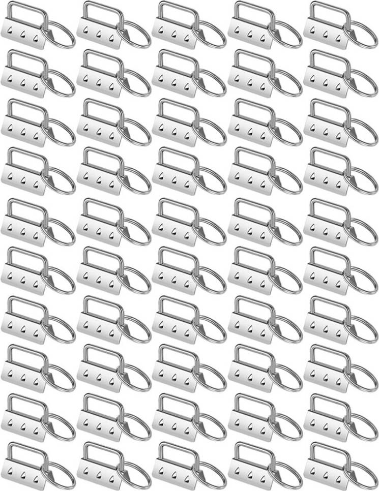 Saudism Key Fob Hardware Split Rings Set Tail Clips