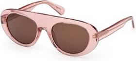 MAX&Co. MO0148 72E Injiceret Rosa Brun Rund Solbriller
