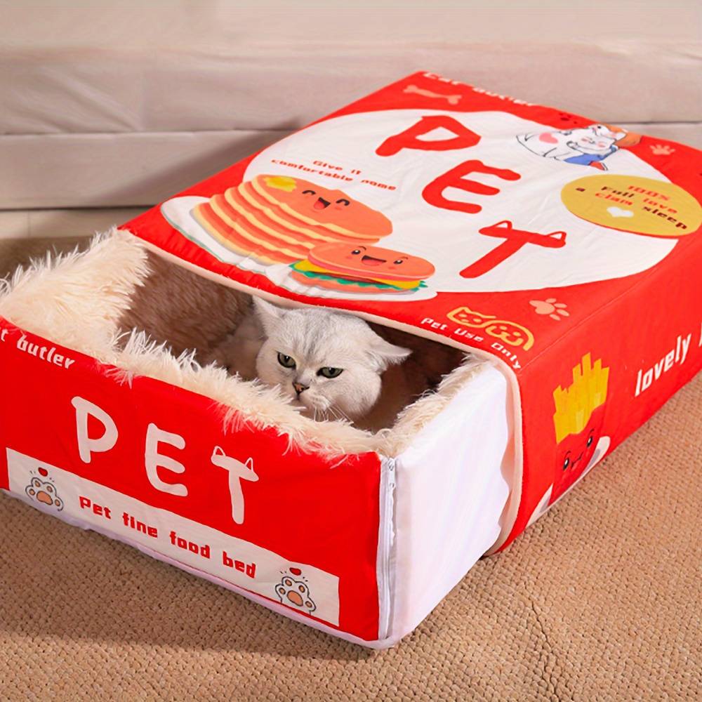 Temu Rectangular Fully Closed Universal Cat Nest