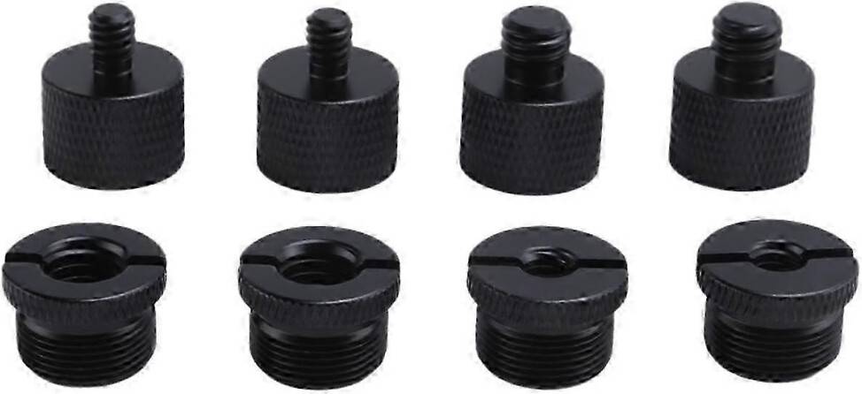 Tauoh 8Pcs Mic Stand Thread Adapter Set