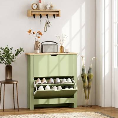 Homcom Slim Narrow Shoe Cupboard Shoe Rack