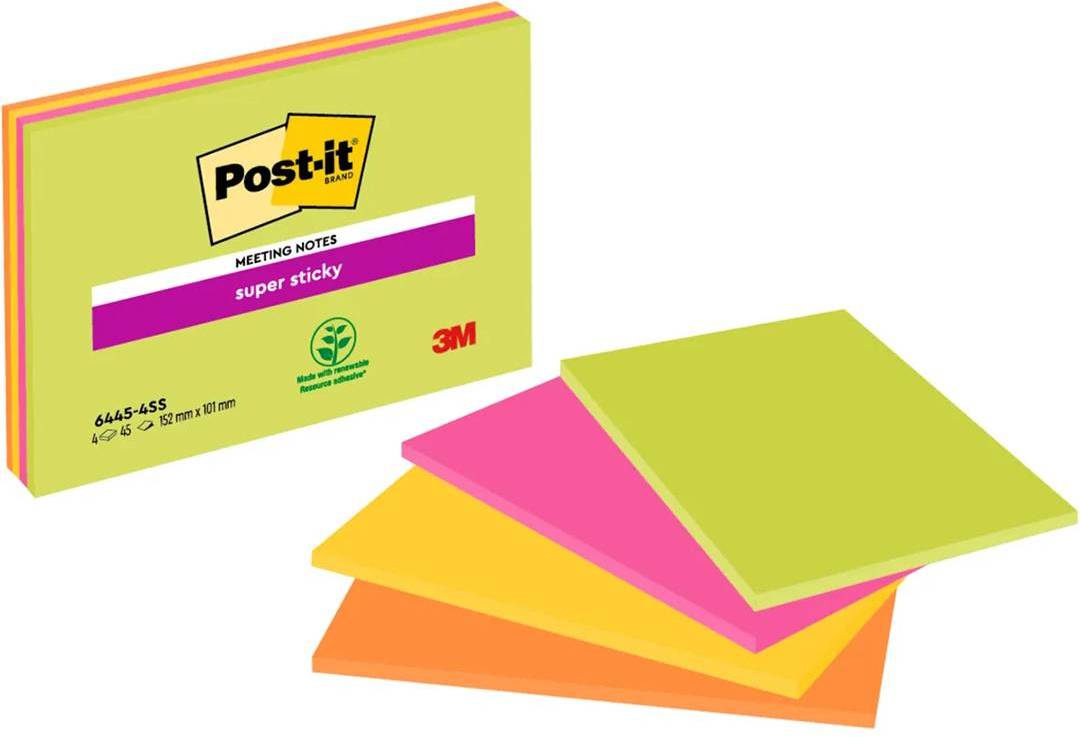 Post-It Super Sticky Meeting Notes