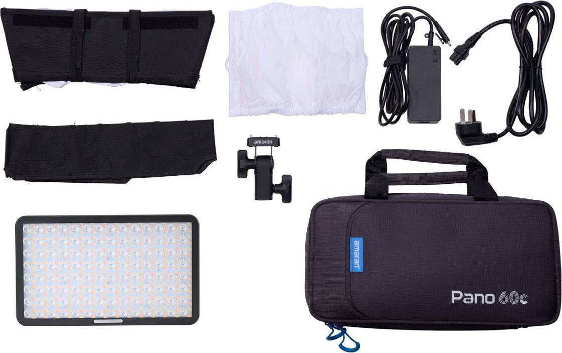 Aputure Amaran Pano 60c Kit Rgbww Led Video Panel Light