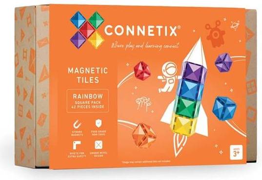 CONNETIX Rainbow Square 42pcs