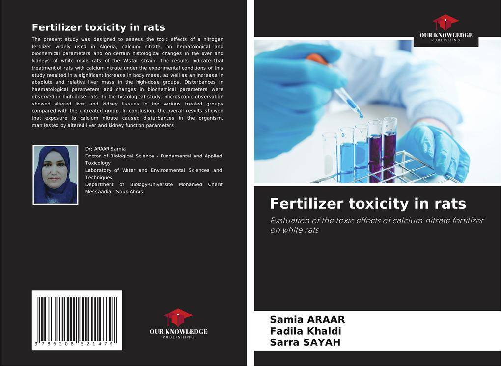 Rats Fertilizer Toxicity in Rats (Paperback)