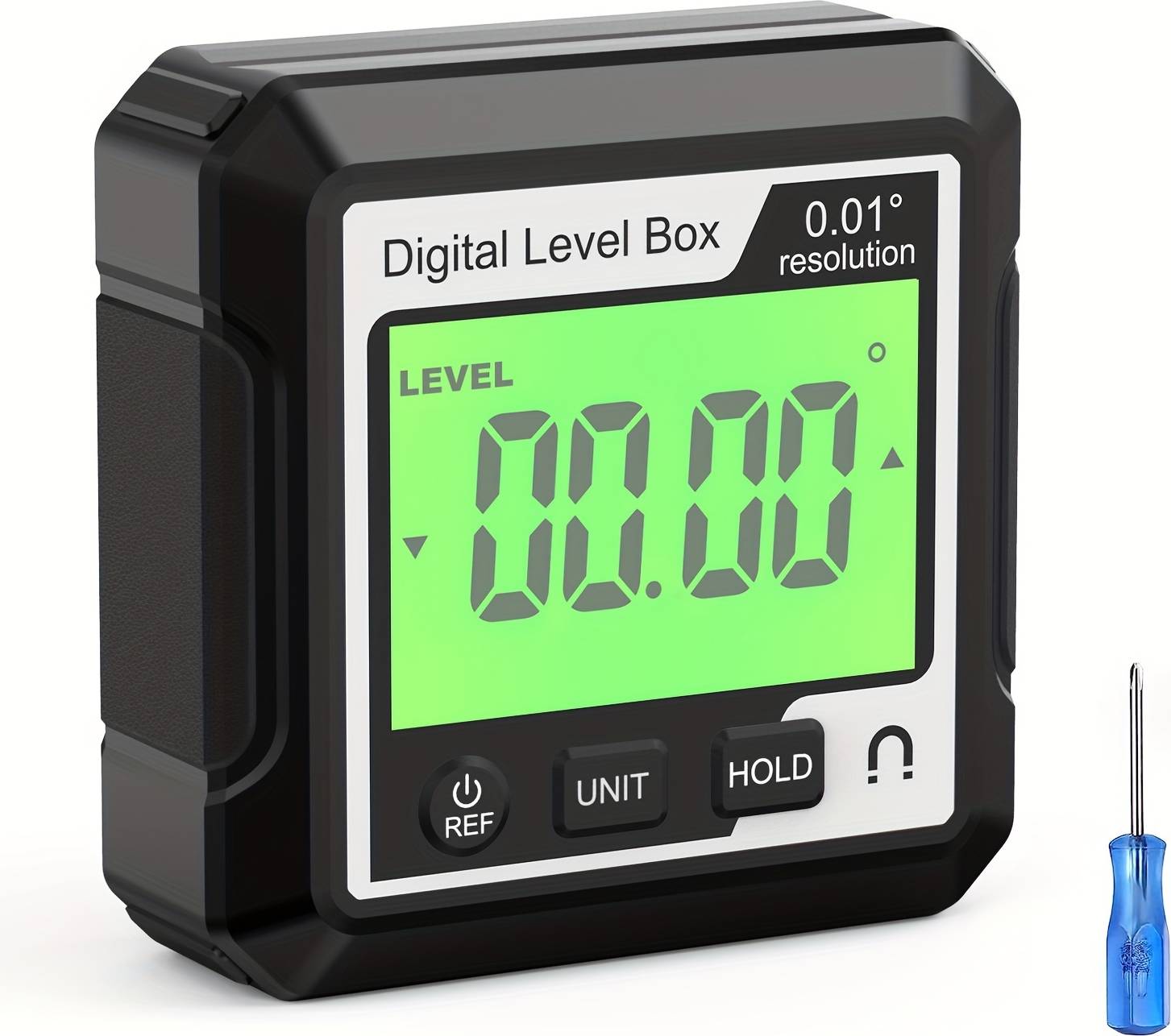 Temu Precision Digital Level Box With Magnetic Base Vattenpass