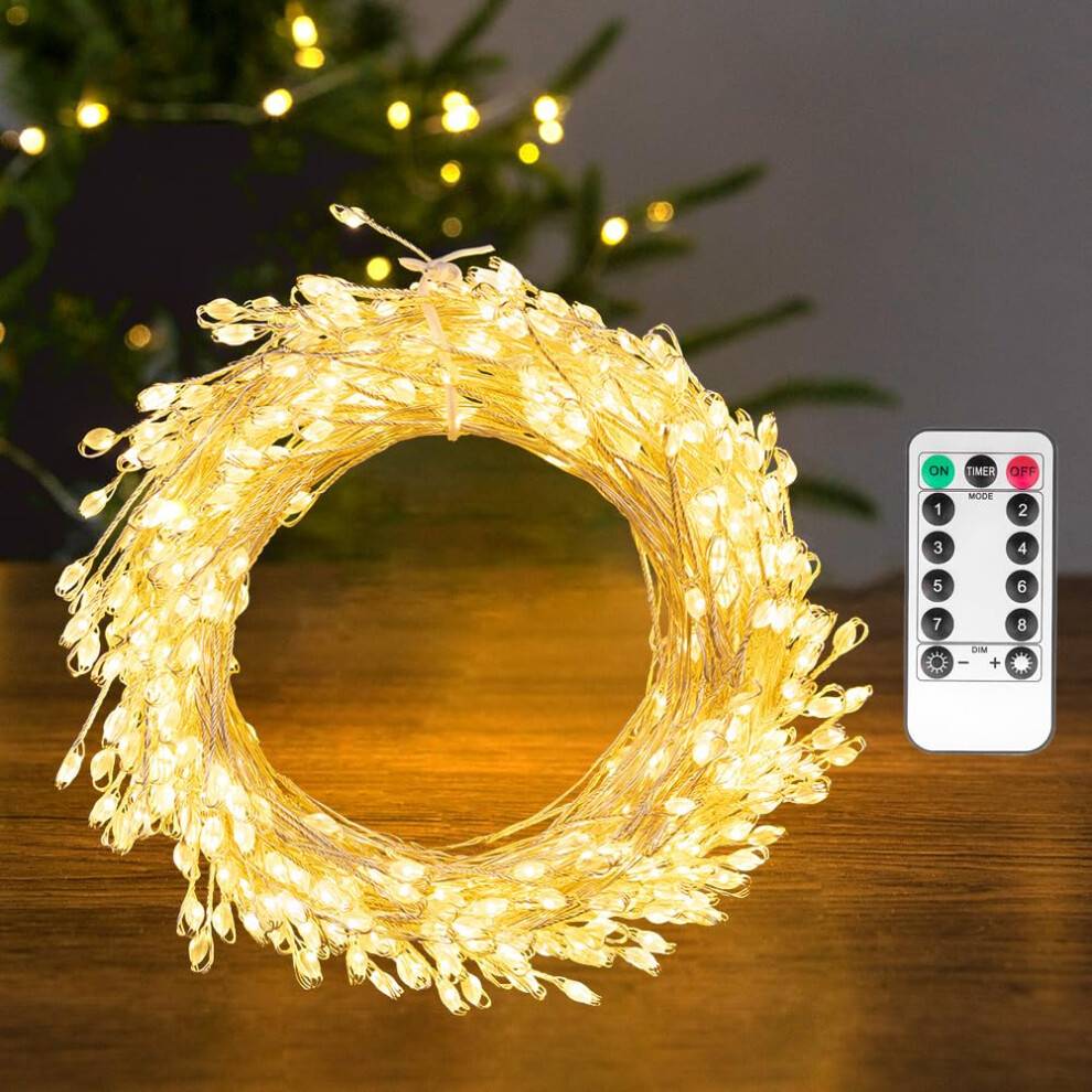 Plug in fairy lights Fairy Lights Plug In 6M 200LED Firecracker String Light