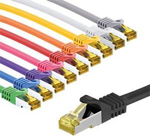 Goobay Patchkabel Cat 7 Rohkabel SFTP 3 m Set