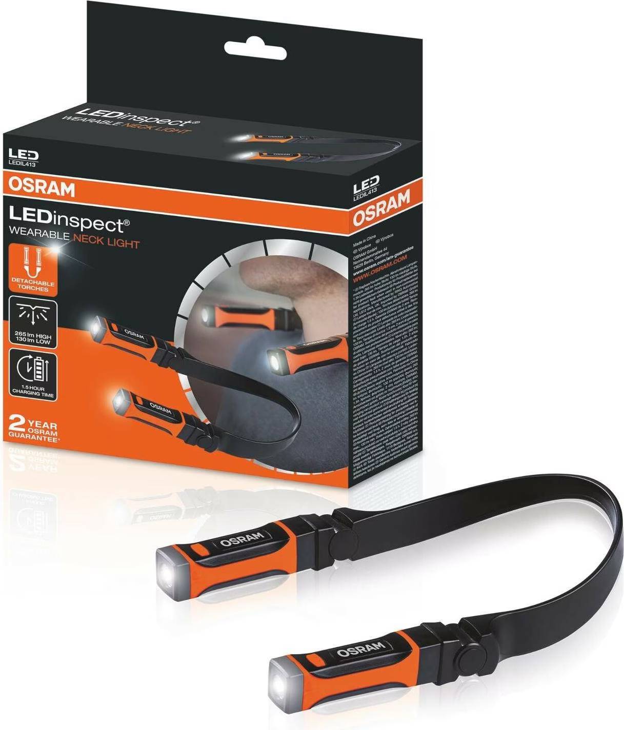 LEDinspect Rechargeable USB 8 m 2 Lampes