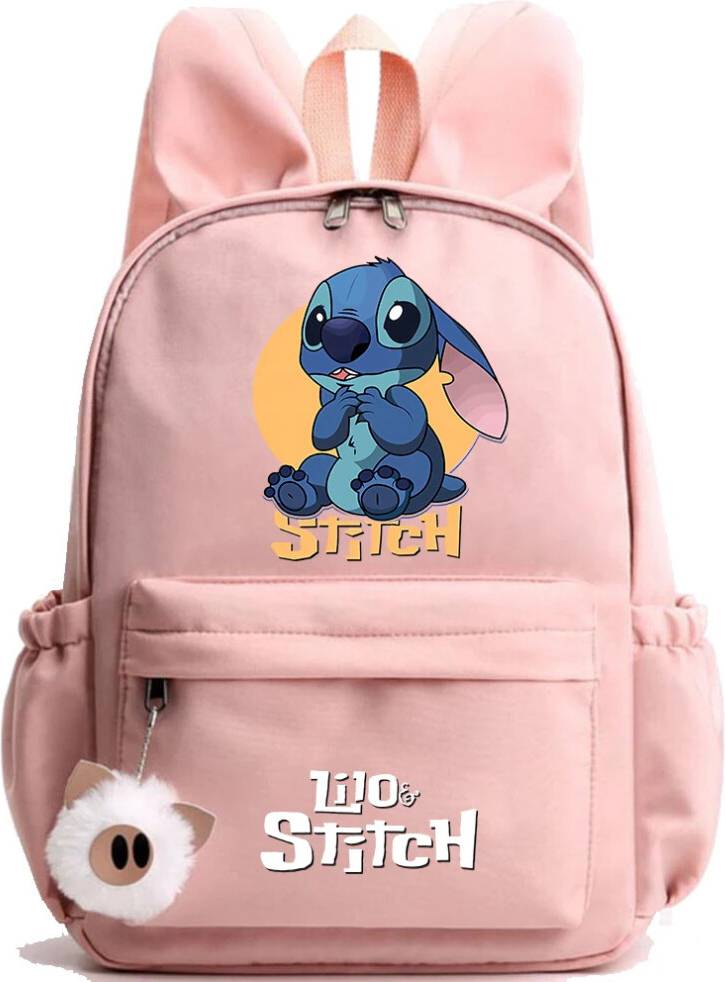 SRJ STAR Cartoon Pattern Rabbit Ears Backpack - Student